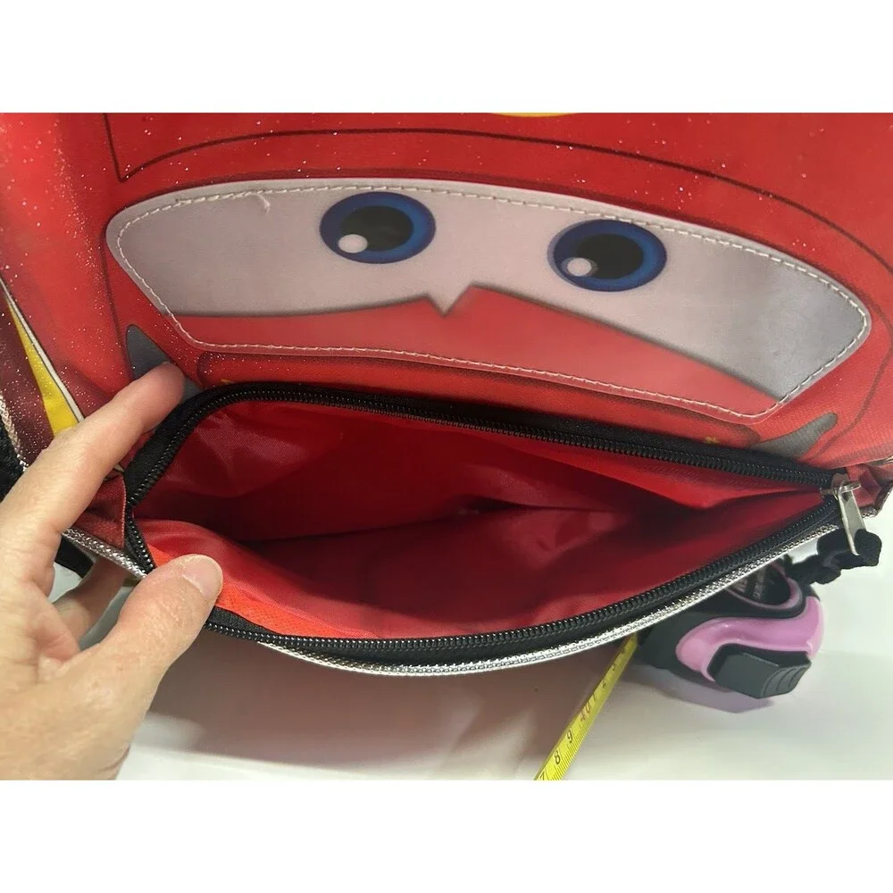 Disney Cars 3 Red Backpack bookbag school travel Lightning McQueen kids